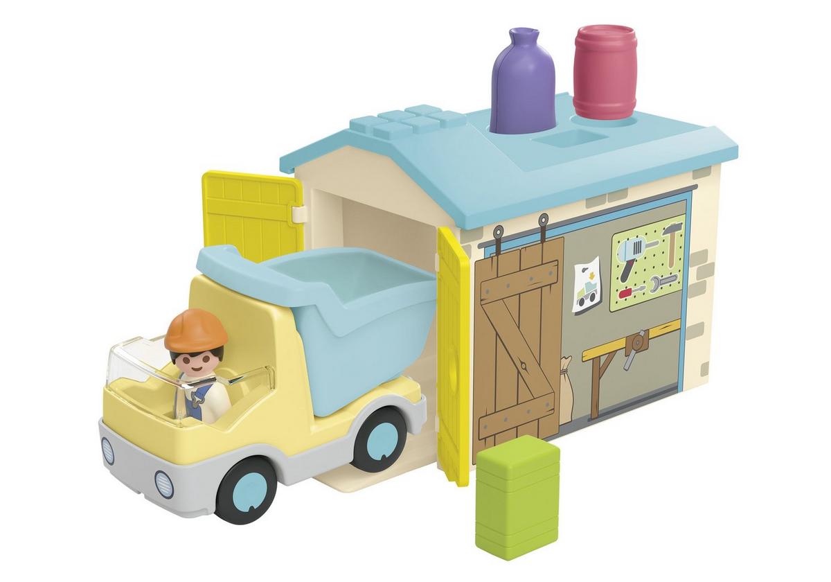 Playmobil JUNIOR Construction Truck with Garage 71686
