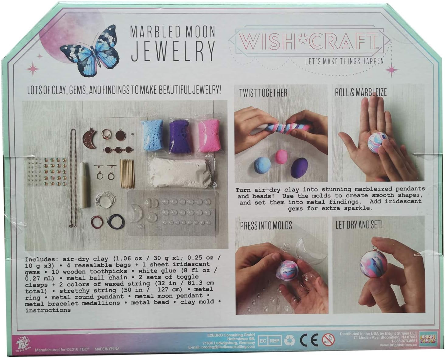 Wish&Craft Marbled Moon Jewelry