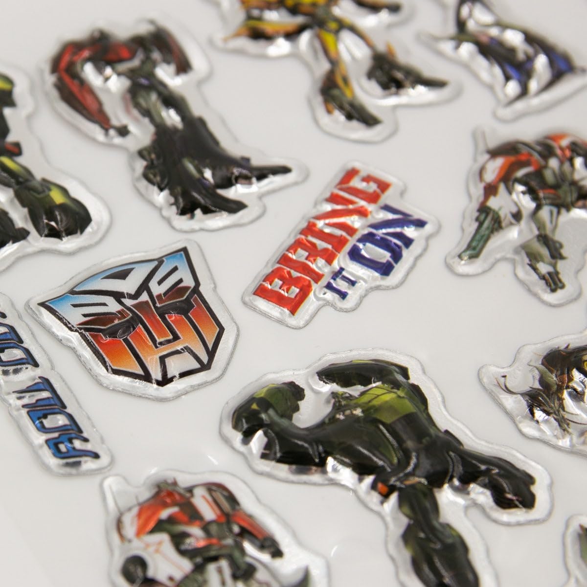 Transformers - Metallic Stickers