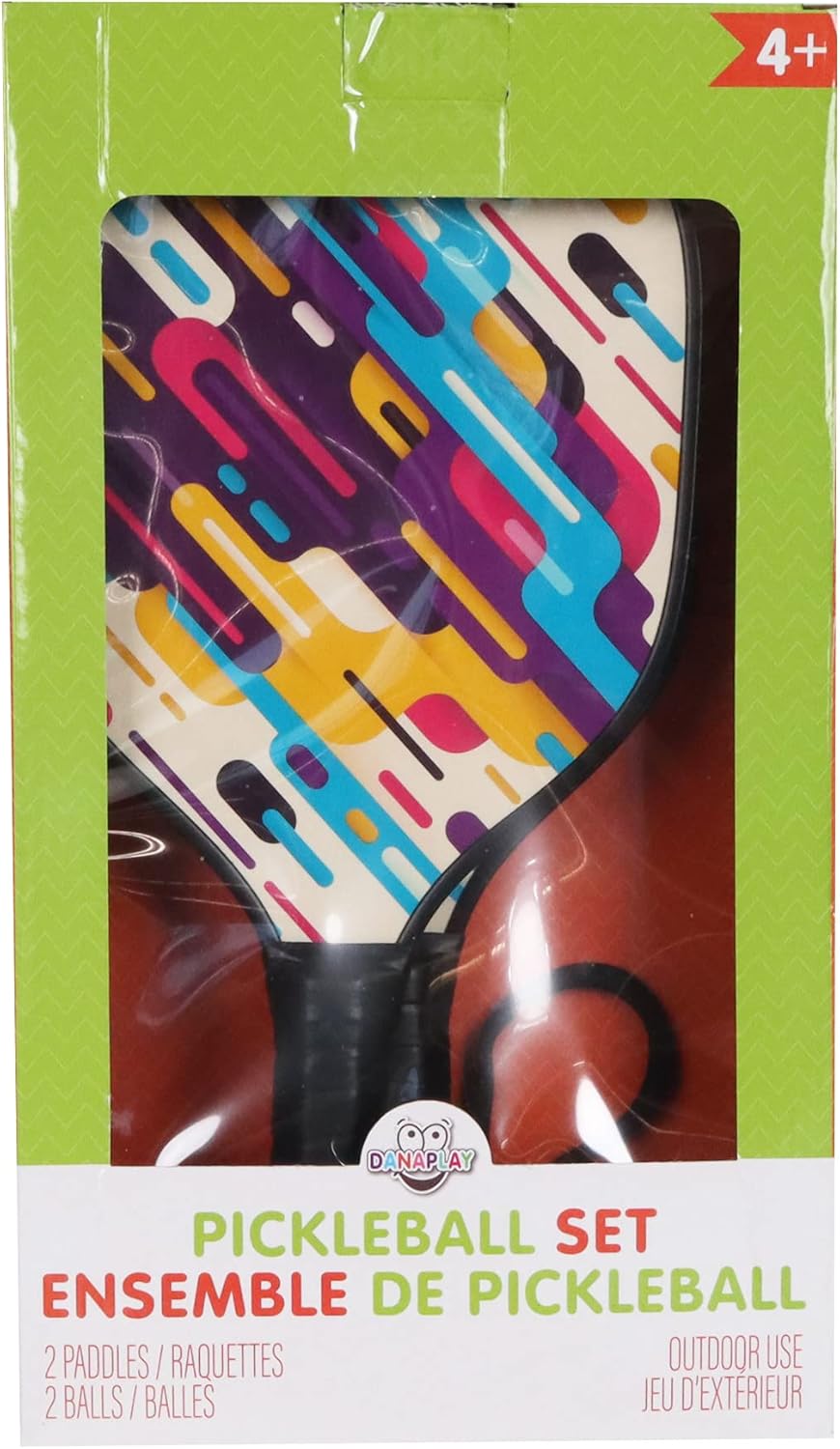 Pickleball - Play Set ( 2 Rackets & 2 Balls)