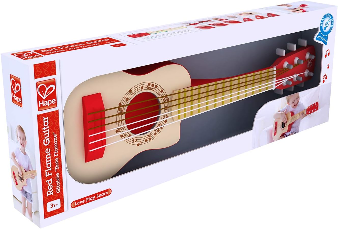 Red Flame Guitar