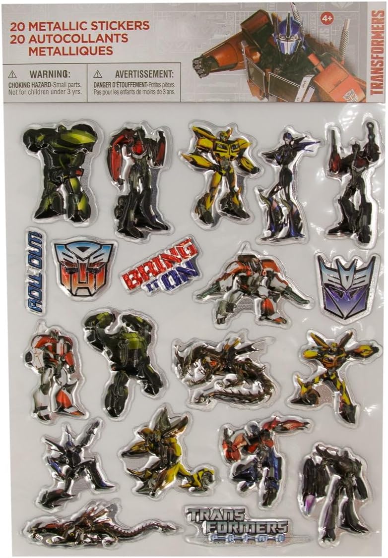 Transformers - Metallic Stickers