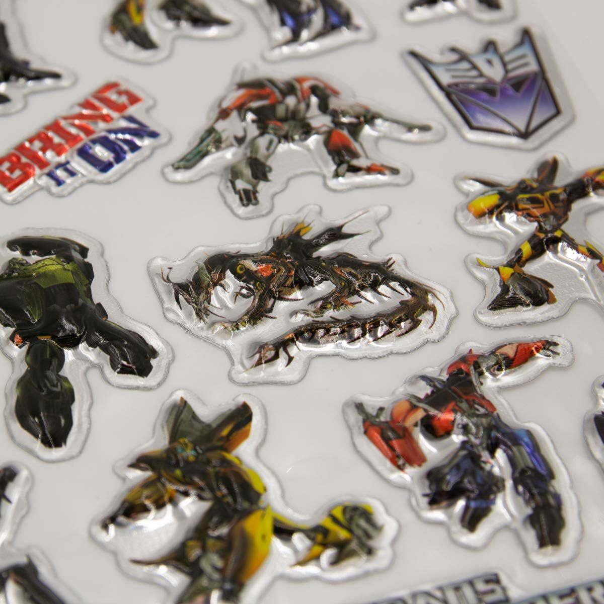 Transformers - Metallic Stickers