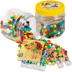 Maxi 400 Beads & Pegboards In Tub - Yellow