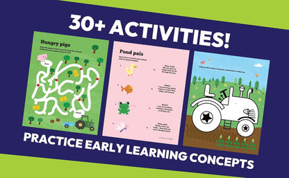 Totally Awesome 2000 Stickers Busy Farm Activity Book