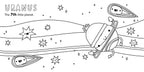 8 Little Planets Coloring Book