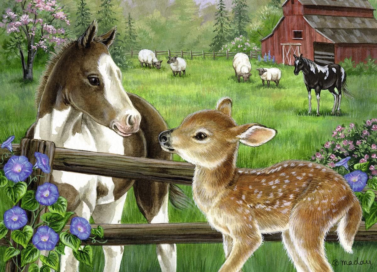 Children's puzzle 60 pieces - New Neighbors