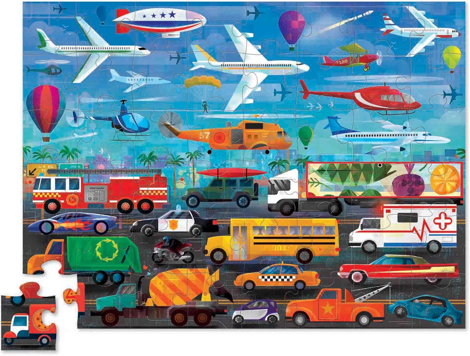 48-pc Above & Below / Things that Go