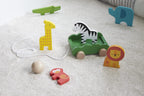 Safari Animals Wooden Bowling