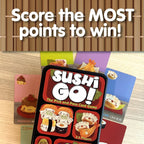 Sushi Go! Card Game (EN) – Fast-Paced Family Game in Collector's Tin
