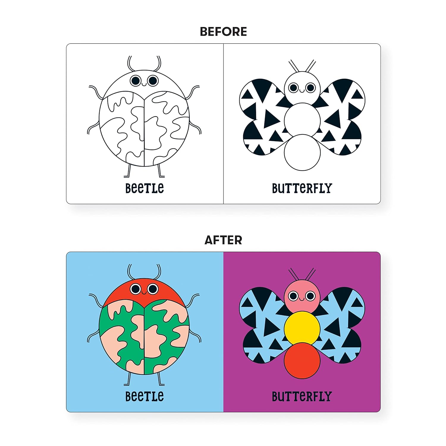 Bug Out! Color Magic Bath Book