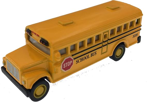 Pull-Back Mini School Bus 2 1/2"