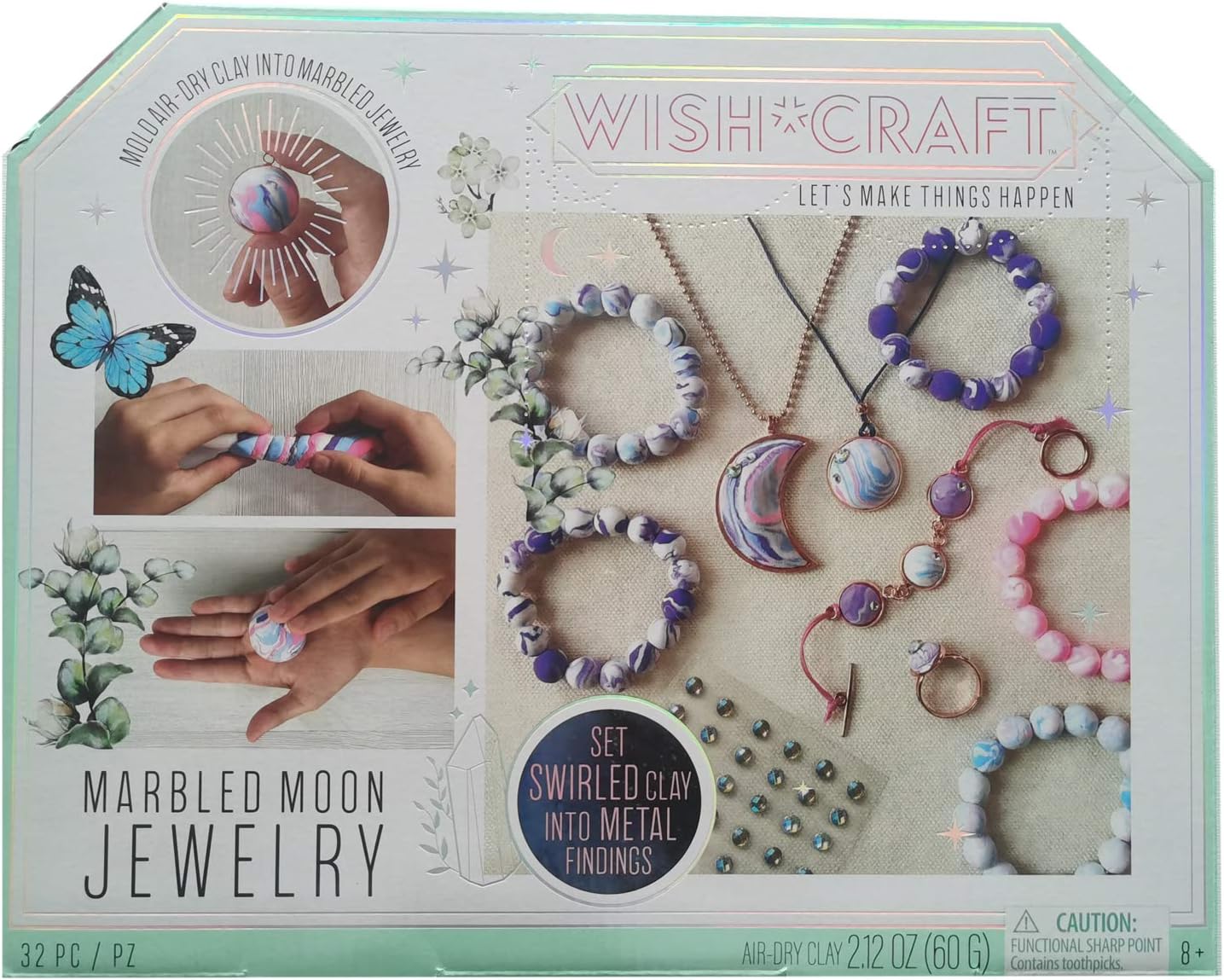 Wish&Craft Marbled Moon Jewelry