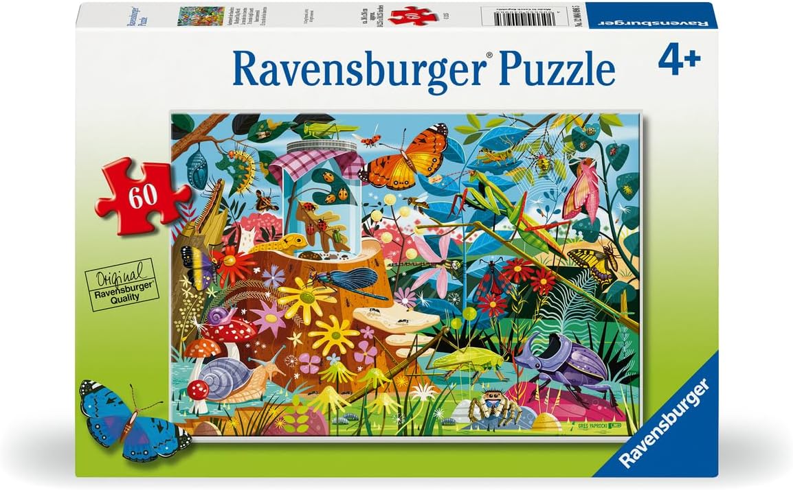 Backyard Bug World 60 Pc Puzzle