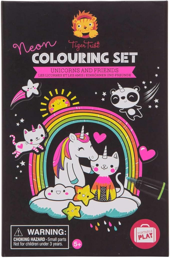 Neon Colouring Set