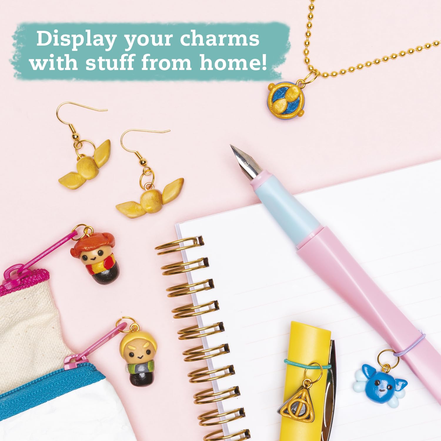 Harry Potter Clay Charms