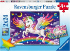 Unicorns & Pegasus 2x24 pc Puzzle