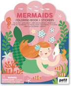 Coloring Book with Stickers Mermaids