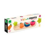 1, 2, 3 and 4 Fruits Early Learning Puzzle by Andy Westface