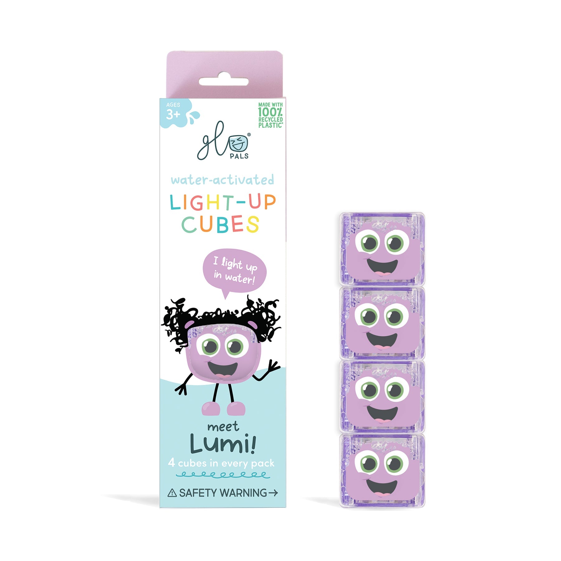 4pk Light Up Cubes