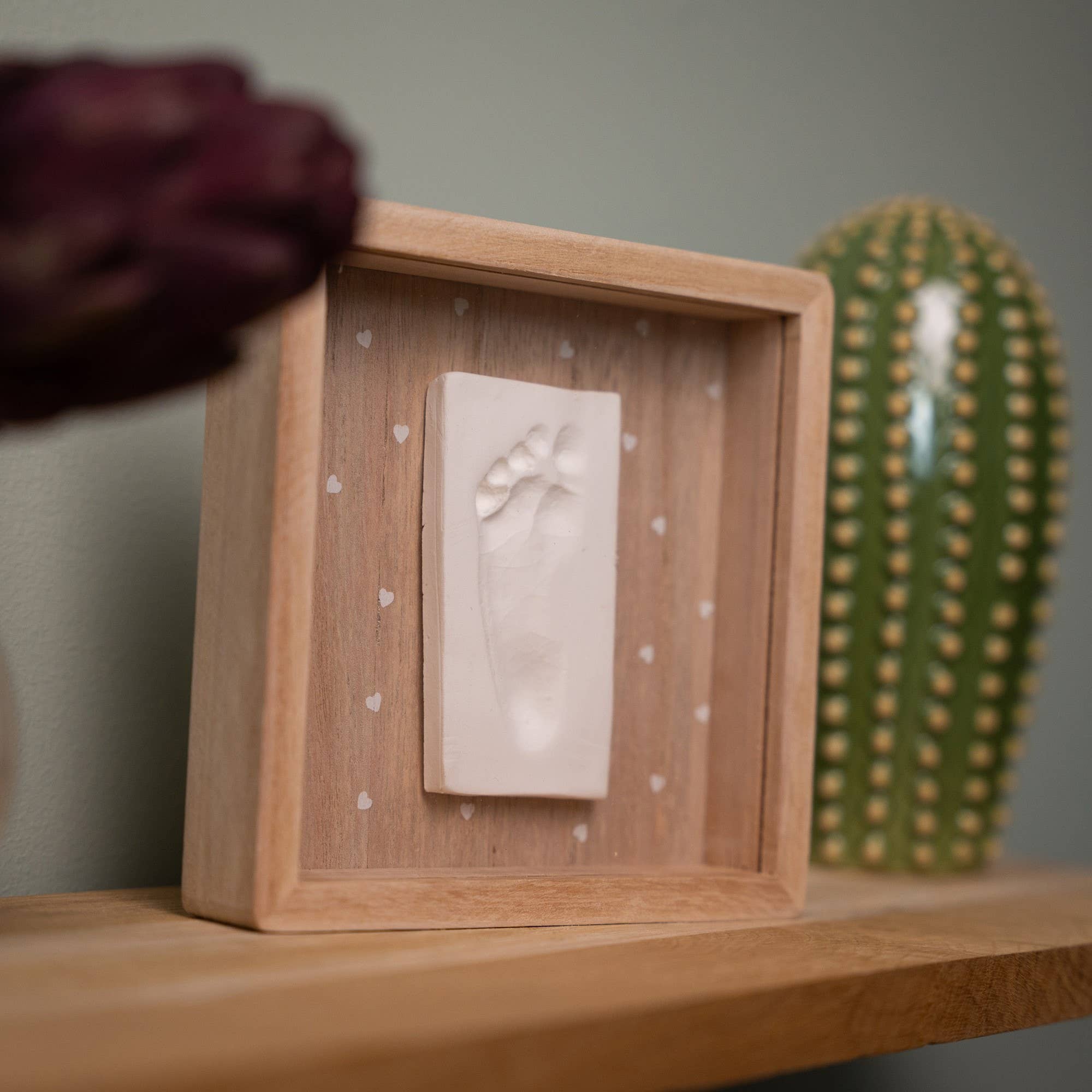 Print Box- Pretty Hearts|Baby Imprint Frame