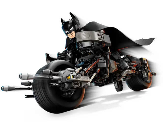 Batman™ Construction Figure and the Bat-Pod Bike