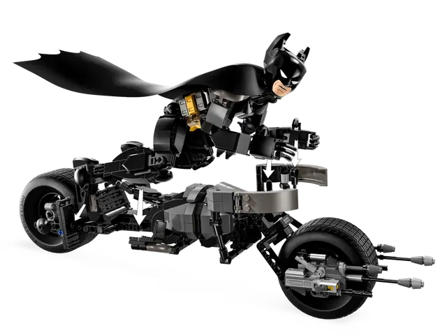 Batman™ Construction Figure and the Bat-Pod Bike