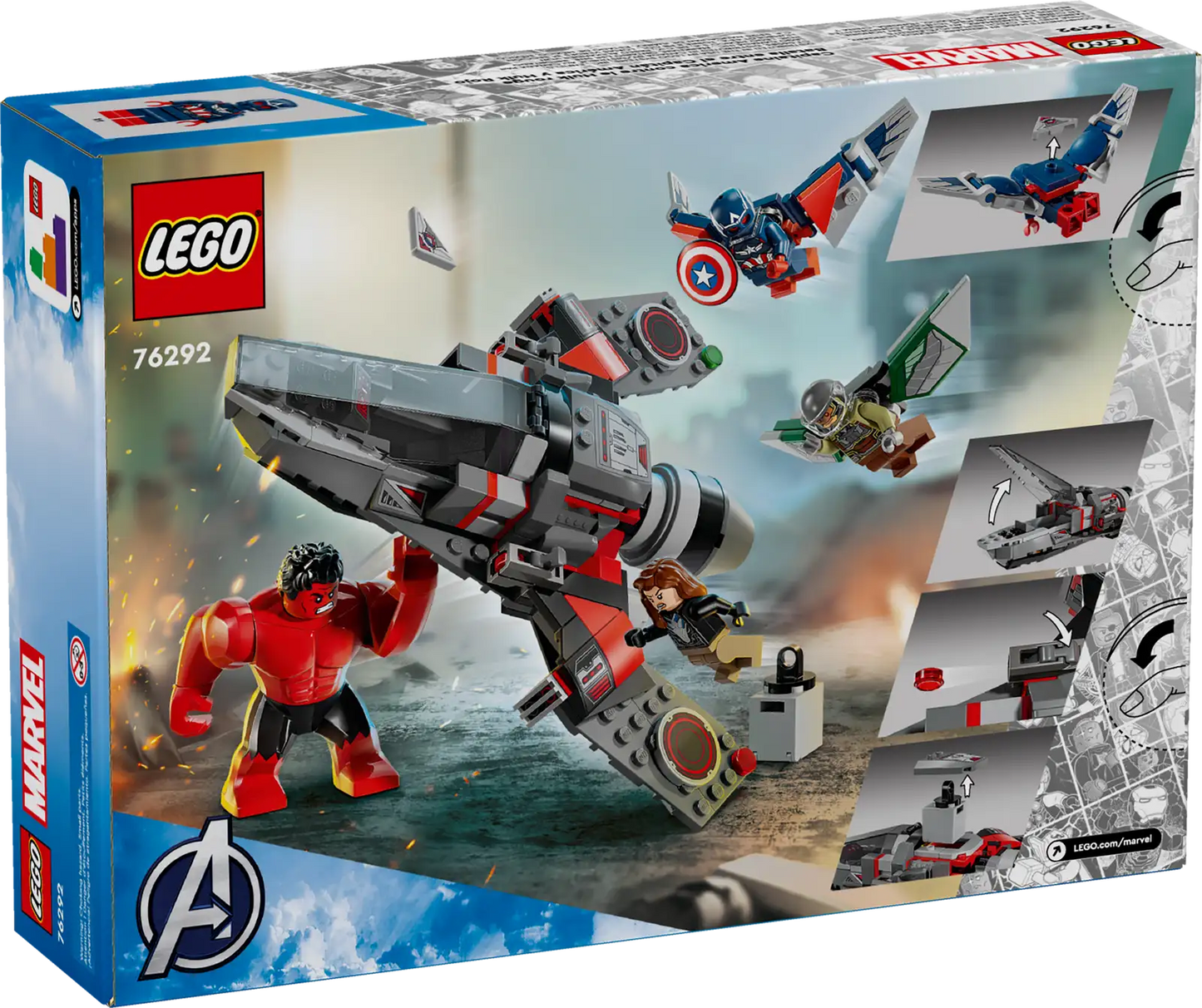 Captain America vs. Red Hulk Battle