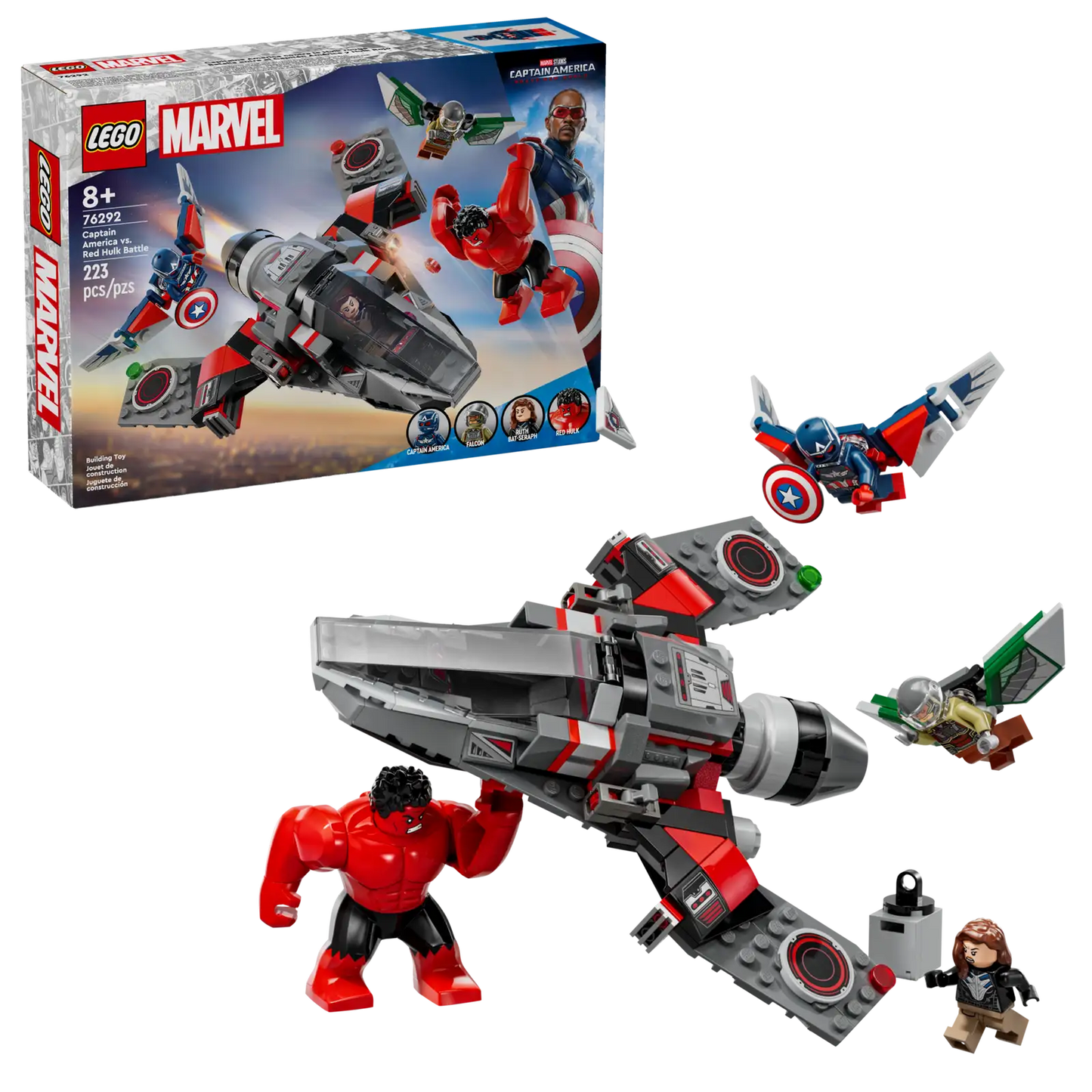 Captain America vs. Red Hulk Battle