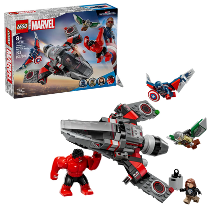 Captain America vs. Red Hulk Battle