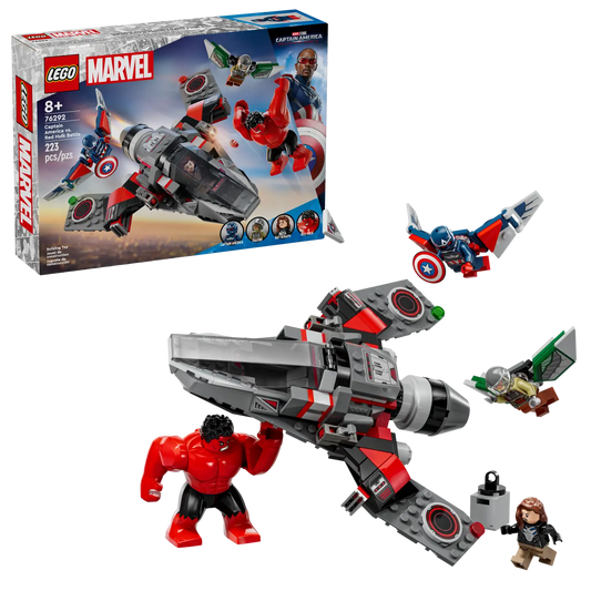 Captain America vs. Red Hulk Battle