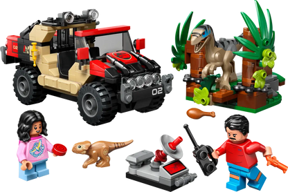 Jurassic World Raptor Off-Road Escape Dinosaur