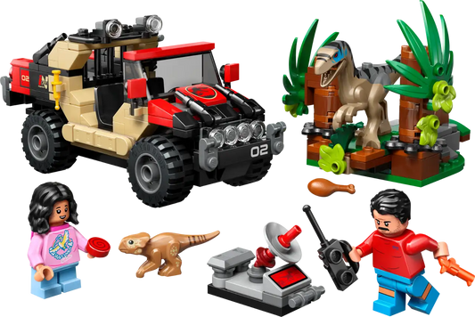 Jurassic World Raptor Off-Road Escape Dinosaur