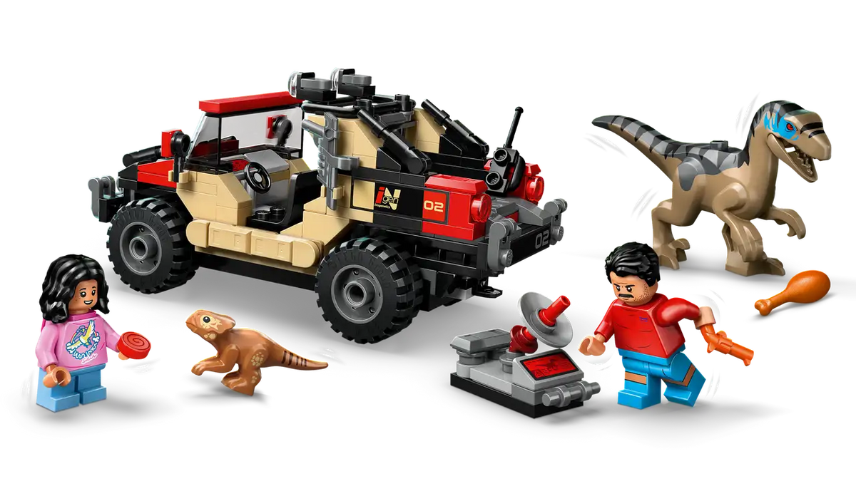 Jurassic World Raptor Off-Road Escape Dinosaur