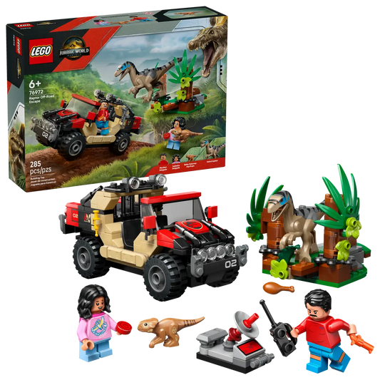 Jurassic World Raptor Off-Road Escape Dinosaur