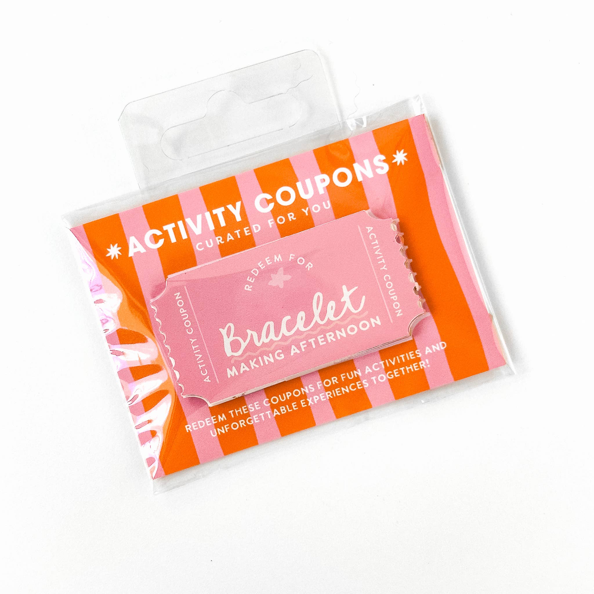 MC513 - Activity Coupons for Kids - Pink Orange