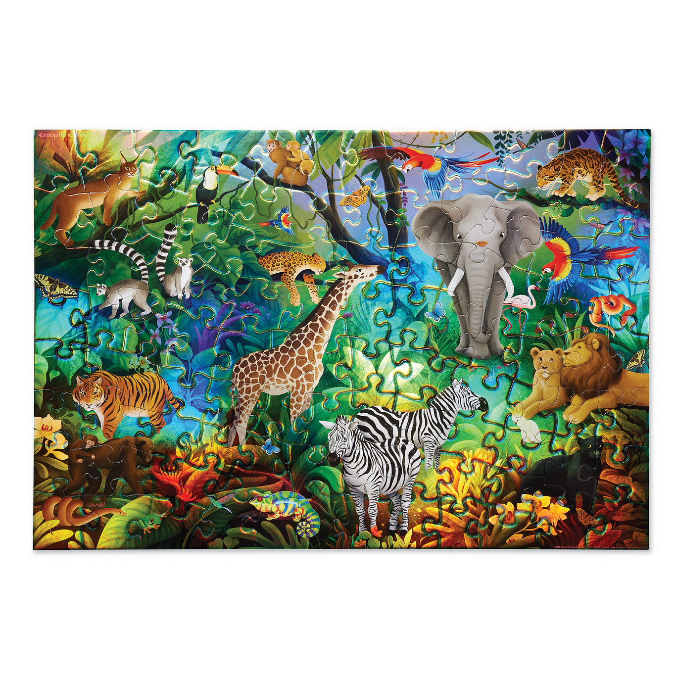 100-pc Holographic Puzzle / Jungle Paradise