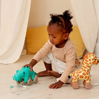 Pull Along Friends -Crocodile - Wheeled Toy