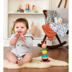 Modern Bunny Wooden Stacking Toy