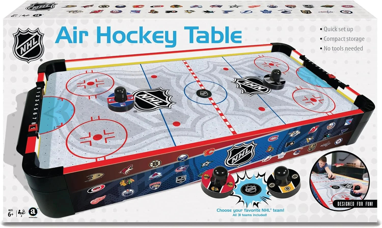 NHL Tabletop Air Hockey