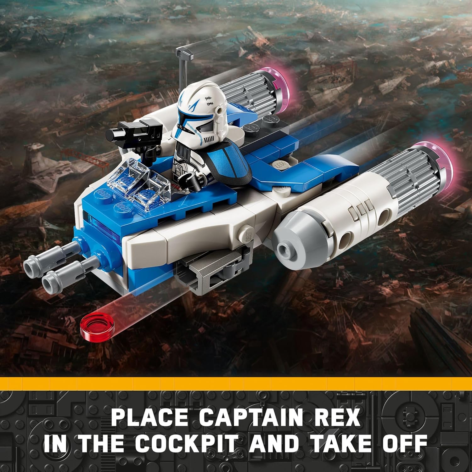 Star Wars: The Clone Wars Captain Rex Y-Wing Microfighter