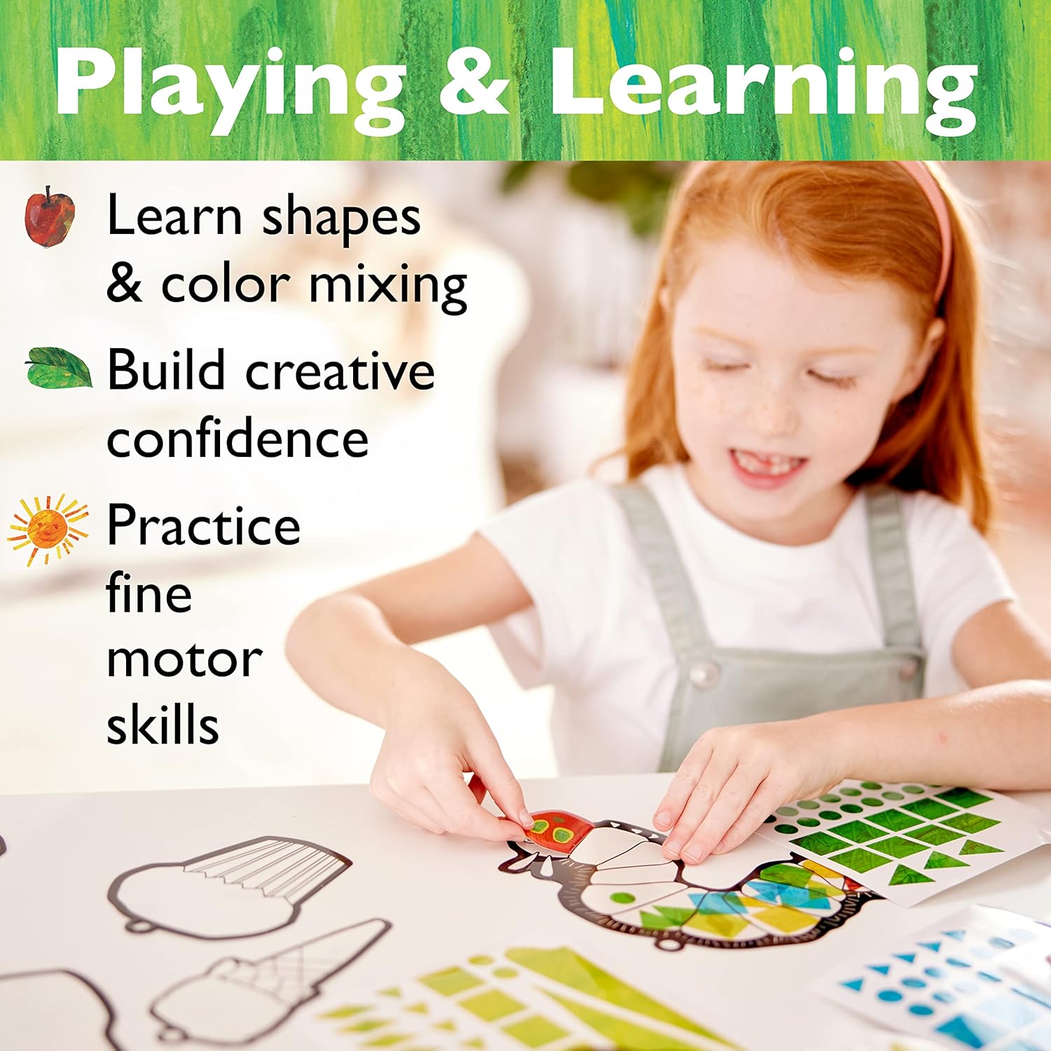 The Very Hungry Caterpillar Sticker Suncatcher