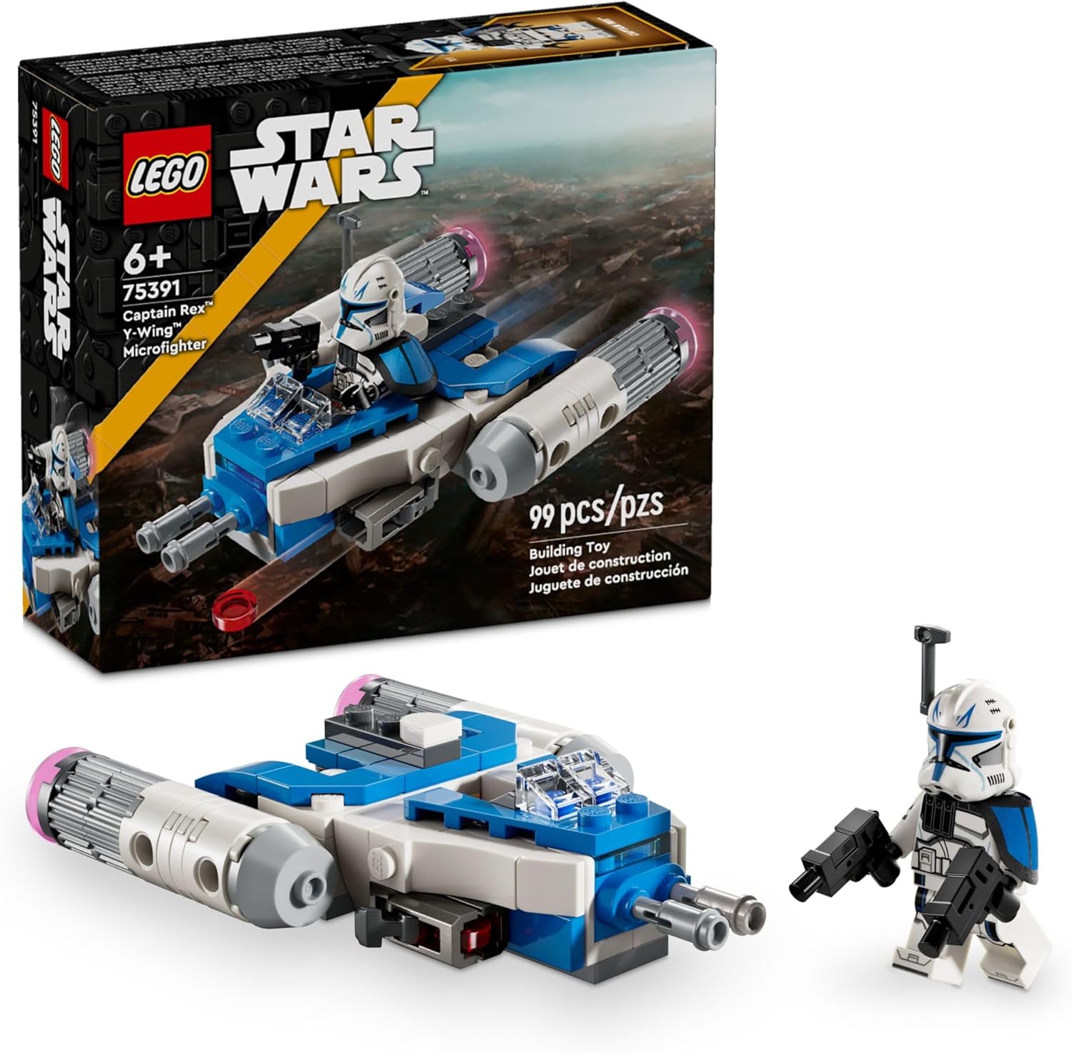 Star Wars: The Clone Wars Captain Rex Y-Wing Microfighter