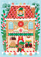 Santa's Bakery 48 Piece Mini Puzzle Ornament