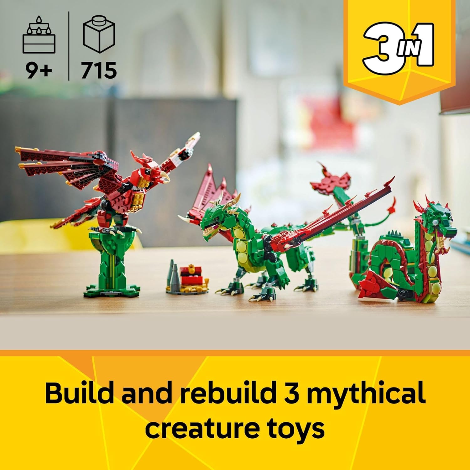 Creator 3 in 1 Medieval Dragon