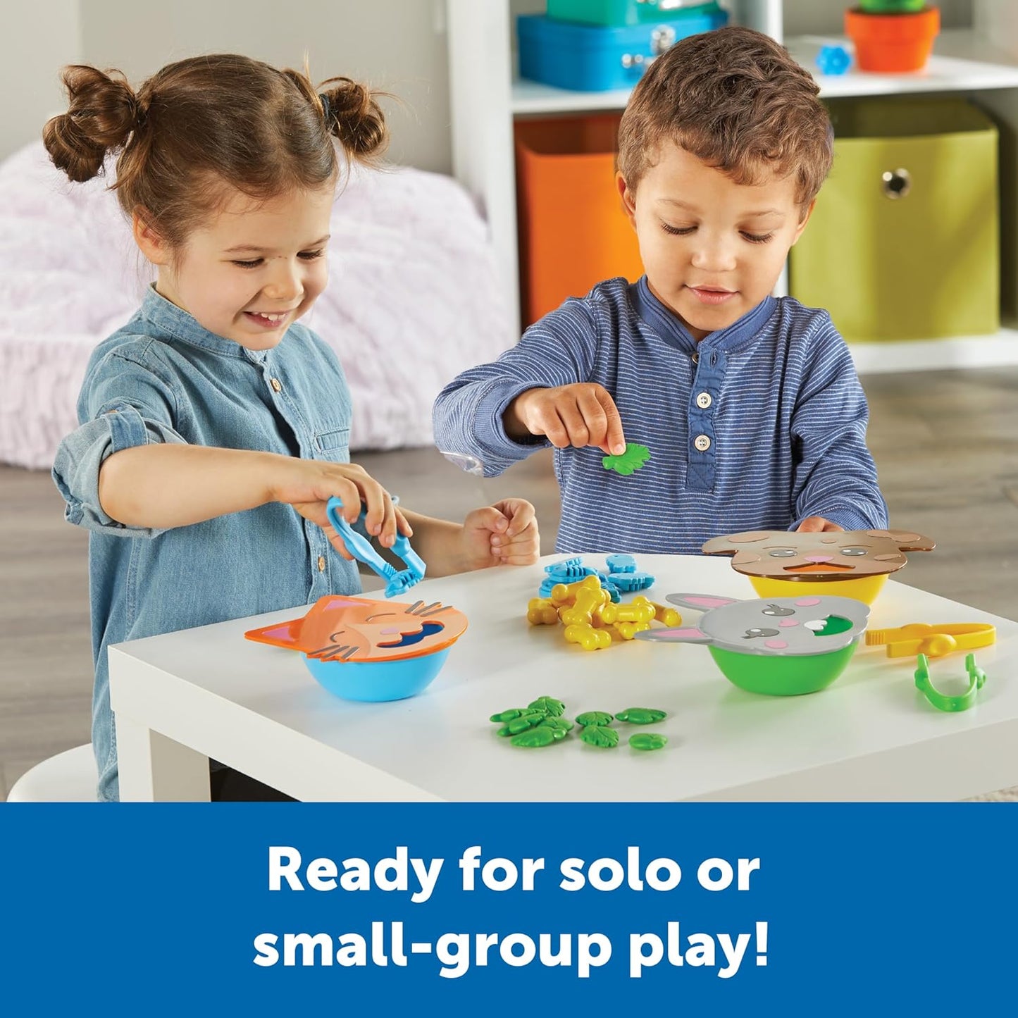 Fine Motor Feeding Friends