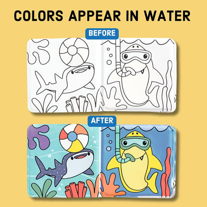 Shark Splash! Color Magic Bath Book