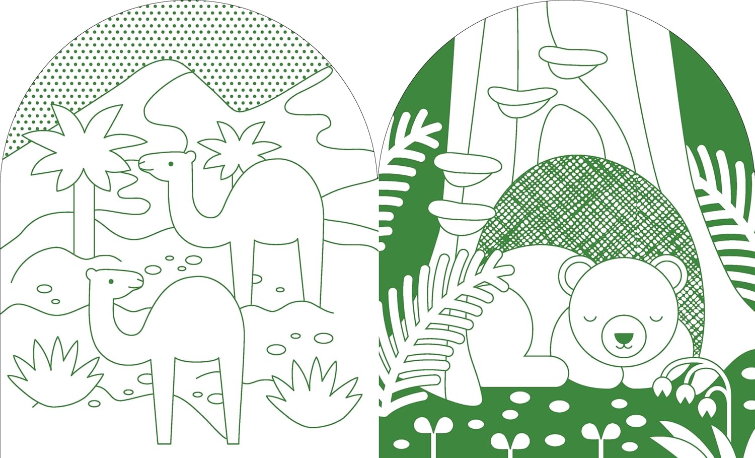 Coloring Book with Stickers Wild World