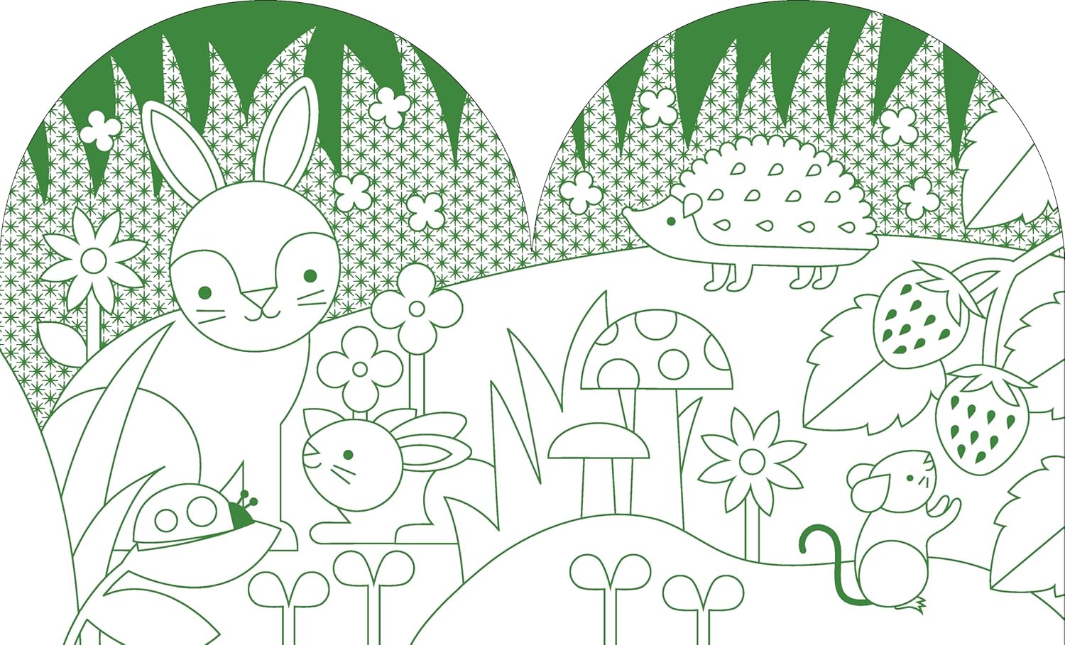 Coloring Book with Stickers Wild World