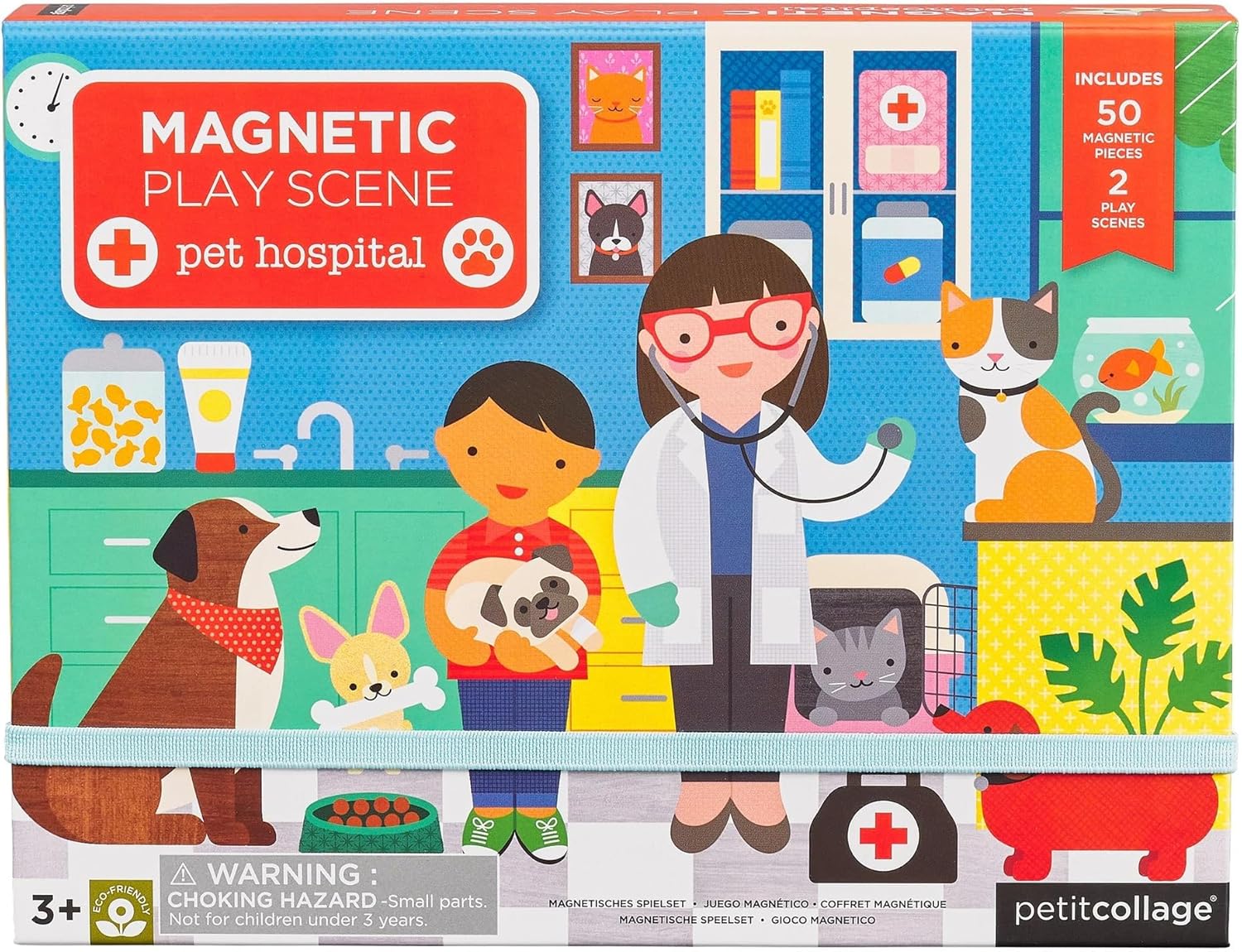 Pet Hospital Magnetic Play Scene